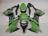 Kawasaki NINJA ZX10R 2008-2010 Injection ABS Fairing - Monster - Black Green - MFS4070